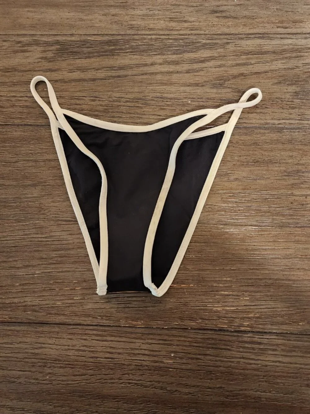L*Space Pixie Bikini Bottom Black XS NWT Cheeky Low Rise Swimwear